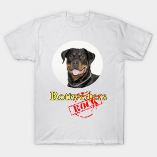 Rottweilers Rock! T-Shirt